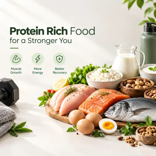 Protein rich food for stronger you