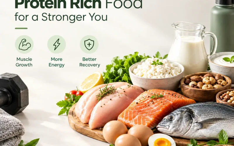 Protein rich food for stronger you