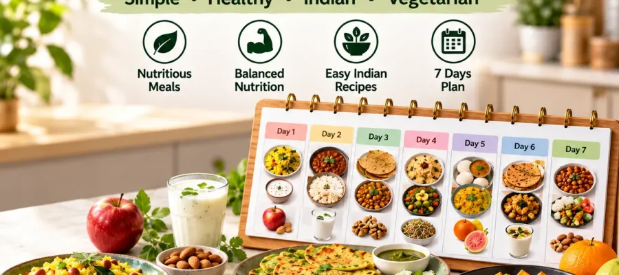 7 Days Veg Diet Plan